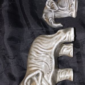 Mother and baby elephant